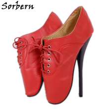 Sorbern-zapatos de tacón de aguja para mujer, calzado de Ballet con tacones de 7 pulgadas, fetiche, travestis, Drag Queen 2024 - compra barato