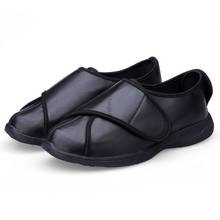 Pés de gordura pés largos sapatos masculinos e femininos primavera e outono único edema sapatos diabetes pé deformação sapatos b0195 2024 - compre barato