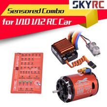 SkyRC Cheetah 1/10 60A Sensored ESC + Cheetah 8.5T 4000KV/ Brushless Motor Program Card Combo Power System for 1/10 1/12 RC Car 2024 - buy cheap