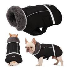 Теплая одежда для собак, водонепроницаемое пальто для собак, куртка такса, жилет, одежда для маленьких и больших собак, одежда для собак 2024 - купить недорого