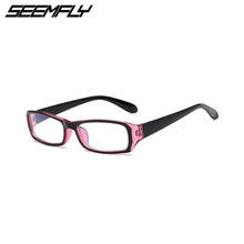 Seemfly 0 -1.0 -1.5 -2.0 -2.5 -3.0 -4.0 Finished Myopia Glasses Men Women Anti Blue Rays Square Frame Eyeglasses Unisex Eyewear 2024 - buy cheap