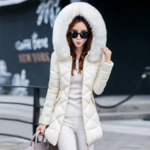 Warm Parker Women Winter Jacket Women Long Parka Cotton Quilted Coat Winter Coat Women Fur And Hat Collar Coat Jaqueta Feminina 2024 - buy cheap