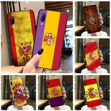 Spanish flag DIY phone Case cover Shell For Vivo Y91c Y17 Y51 Y67 Y55 Y7s Y81S Y19 V17 vivos5 2024 - buy cheap