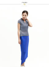 HOT SELLING Miyake fold fashion pleated skirt solid irregular skirt IN STOCK 2024 - buy cheap