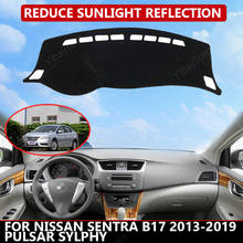 Car Dashboard Cover for Nissan Sentra B17 2013-2019 Pulsar SylphyMat Protector Sun Shade Dashmat Board Pad Auto Carpet 2024 - buy cheap