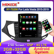 9.7" Tesla screen  For LADA Vesta Cross Sport 2015 - 2020 Car Radio Multimedia Player Navigation stereo GPS Android  No 2din 2024 - buy cheap