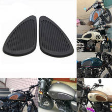 1 пара наколенников для мотоцикла, топливного бака, защитные наклейки, боковые панели для Harley, Honda, Yamaha, Cafe, Racer, винтажный коврик для тяги бака 2024 - купить недорого