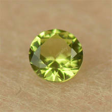 Sale 1000pcs/Lot 5A 0.8-6.0mm Olive Green Color Nano Stone Round Shape Brilliant Cut Synthetic Nano Gems For Wax Setting 2024 - buy cheap