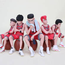 Figura de pvc slam dunk., brinquedos de basquete de 9-11cm para os modelos japoneses com 5 andares 2024 - compre barato