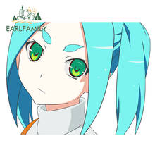 Earlfamily 13cm x 10.1cm para tsukimonogatari yotsugi vinil adesivos de carro à prova ddiy água anime diy personalidade janela tronco decalque 2024 - compre barato