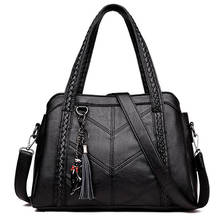 Women Retro Soft PU Leather Bag Fashion Brand Messenger Bag Female Large Capacity Handbag Totes Bag for Women Shoulder Bags 2020 2024 - buy cheap