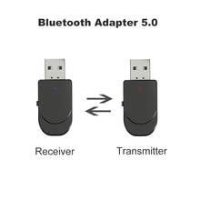 2 IN 1 Bluetooth Receiver Transmitter Wireless V5.0 Car Kit Mini Stereo Audio Adapter For Car Kit USB AUX 3.5mm Jack Speaker SJA 2024 - buy cheap