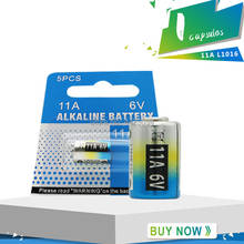 1pcs/lot 11A 6V Primary Dry Batteries L1016 Alkaline Car Key Remote Battery Drop Ship 2024 - buy cheap