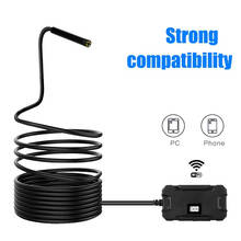 WIFI Endoscope camera HD1080P 5.5mm 2.0mp IP67 waterproof wireless inspection borescope camera 3.5m/5m/10m semi-rigid cable 2024 - buy cheap