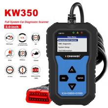 KONNWEI-herramienta de diagnóstico automotriz KW350, autoescáner OBD2, lector de código, para AUDI/SEAT/SKODA/VW Golf OBD2 2024 - compra barato