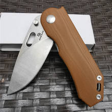 Cuchillo plegable afilado D2 Blade G10, herramientas de bolsillo para caza, cuchillos de fruta con Clip de cintura para supervivencia al aire libre, Camping y EDC 2024 - compra barato