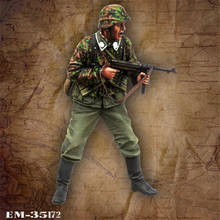 Figura de resina de modelo de escala 1/35, kit da segunda guerra mundial soldado gk, kit de modelos de montagem de resina sem cor, brinquedo auto-montado no.370 2024 - compre barato