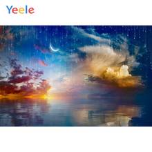Dreamy Starry Sky Cloud Moon Water Scene Backdrop Newborn Baby Portrait Photography Background For Photo Studio Photophone 2024 - buy cheap