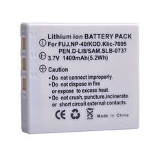 1400mAh NP 40 NP-40 Battery for BENQ DLI-102 FUJIFILM NP-40 NP-40N KODAK KLIC-7005 PENTAX D-LI8 D-Li85 SLB-0737 2024 - buy cheap