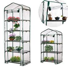 PVC Greenhouse Outdoor Growbag Growhouse Warm Garden Tier Mini Household Plant Greenhouse Cover (without Iron Stand) 2024 - buy cheap