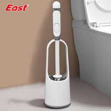 Leste gotejamento escova de vaso sanitário pode segurar escova de limpeza fluido e titular conjunto para banheiro wc acessórios domésticos ferramentas de limpeza es8401 2024 - compre barato