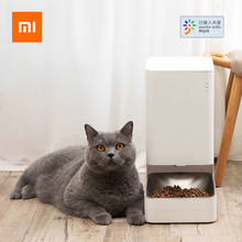 Xiaomi Mijia-alimentador inteligente para gatos, Mini dispensador de comida fresca para mascotas, Alimentador automático lavable, máquina de alimentación de alta tecnología para mascotas 2024 - compra barato