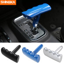 SHINEKA Car Interior T Handle Gear Shift Knob Shifter Handbrake Decoration Cover For Dodge Challenger 2009-2014 Car Styling 2024 - buy cheap