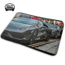 Lambo S.P.A-alfombra Huracan Black, suave e interesante, para habitación, supercoche, Gallardo italiano, aventurador, Murcielago 2024 - compra barato