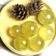 1Pcs  Citrine Stones Ball Natural Yellow Quartz Stone Sphere Crystal Fluorite Ball Healing Gemstone 2024 - buy cheap