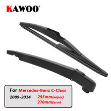 KAWOO-limpiaparabrisas trasero de coche, escobillas de limpiaparabrisas de ventana trasera, Hatchback mercedes-benz brazo para Clase C (2009-2014), 295mm 2024 - compra barato