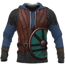 Lagertha casaco de proteção viking, jaqueta 3d totalmente impressa, harajuku streetwear unissex moda casual 2024 - compre barato