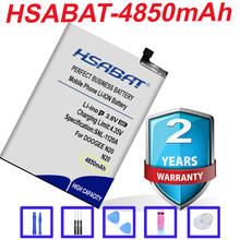 HSABAT Top Brand 100% New 4850mAh Battery for DOOGEE N20 in stock 2024 - buy cheap