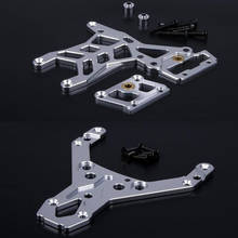 CNC 6061-T6 Alloy Front & Rear Upper Plate Set for 1/5 Scale HPI Rovan KM Baja 5B 5T 2024 - buy cheap