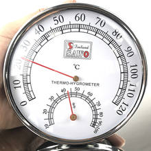Termômetro higrômetro de sauna 2 em 1, gravador de temperatura e umidade do ambiente 2024 - compre barato