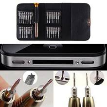 25 in 1 Screwdriver Magnetic Wallet Leather Case Screwdriver Precision Set Kit Repair Tools for Cell Phone Glasses Watch 2024 - buy cheap