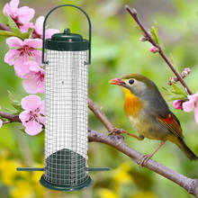 Green Bird Feeder Plastic Hanging Bird Food Container Outdoor Waterproof Bird Feeder Pet Supplies Garden Decoration 2024 - buy cheap