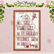 Juego de punto de cruz chino para decoración del hogar, Kit de bordado de punto de cruz, 11CT, 14CT, regalo de Navidad 2024 - compra barato