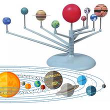 Solar System Model DIY Toys Child Science And Technology Learning Solar System Planet Teaching Assembly Coloring Educational Toy 2024 - купить недорого