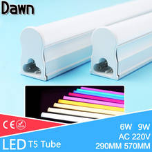 LED Tube T5 Light 30CM 60CM 220V~240V LED Fluorescent Tube LED T5 Tube Lamps 6W 9W Cold White Light Lampara Ampoule PVC Plastic 2024 - buy cheap