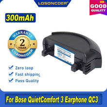 100% Original LOSONCOER 300mAh 40228 40229 NTA2358 Battery For Bose QuietComfort 3 Earphone QC3 2024 - buy cheap