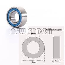 MR105ZZ 5*10*4MM Blue Rubber Sealed Chrome Steel Ball Bearing 5*10*4mm Deep Groove Radial For All RC Mode Cars Heli Planes 2024 - buy cheap