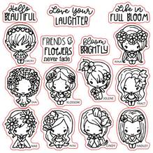 girl Clear Stamp Or stamp for DIY Scrapbooking/Card Making/Kids Fun Decoration Supplies A403 2024 - buy cheap
