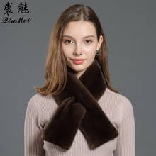 Whole-skin Mink Fur Scarf Women New 2020 Luxury High-end Handmade Ladies Neckerchief Scarf Elegant Genuine Fur Scarves Muffler 2024 - buy cheap