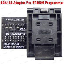 Adaptador de RT-BGA162-01 EMMC seat EMCP162 EMCP186 BGA162, toma para programador RT809H 2024 - compra barato