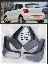 Para vw polo 6c hatchback 2015 2016 conjunto polo moldado mud flaps mudflaps respingo guardas dianteiro traseiro lama aleta para-lamas fender 2024 - compre barato