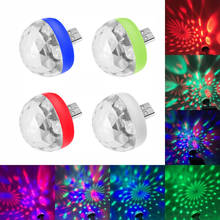 Portable Mini USB LED Atmosphere Light 5V Stage Car Magic Ball Disco Lamp Indoor RGB DJ Effect Lighting Home Party Holiday Light 2024 - buy cheap