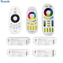 Controlador LED inalámbrico MiBoxer 2,4G Control remoto RF/Control de aplicación WiFi para un solo Color/RGBW/RGB/doble tira LED blanca 2024 - compra barato