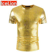 IceLion 2021 Men's T-shirts Summer Snake Short Sleeve High Quality O-Neck Cotton Mens T-shirt Nightclub Fitness Casual Tshirt 2024 - buy cheap