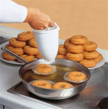 Máquina dispensadora Manual para hacer rosquillas, utensilio para hacer rosquillas, fácil y rápido, de plástico, ligero, para freír 2024 - compra barato