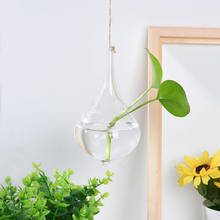 Подвесная стеклянная ваза-шар цветочного горшка Террариум контейнер вечерние Свадебный декор творческий Nordic стене висит украшение 2022 - купить недорого